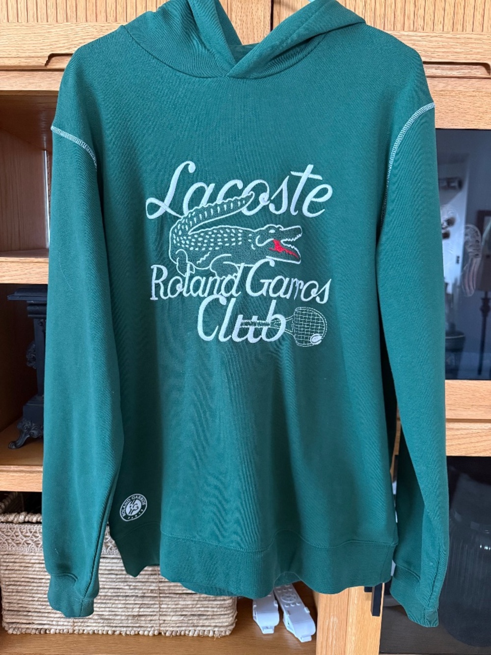 XL Woman's Lacoste Roland Garros Edition Sweatshirt